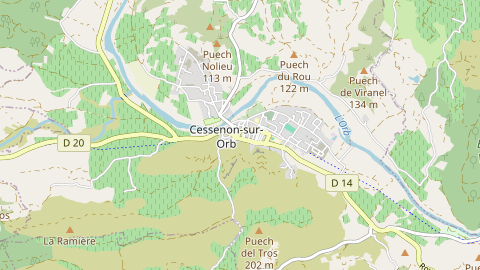 Carte de localisation de l'évènement