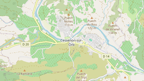 Carte de localisation de l'évènement