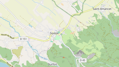 Carte de localisation de l'évènement