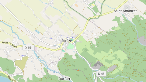 Carte de localisation de l'évènement