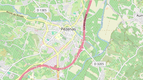 Carte de localisation de l'évènement