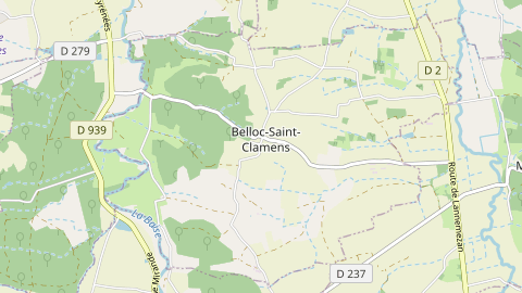 Carte de localisation de l'évènement
