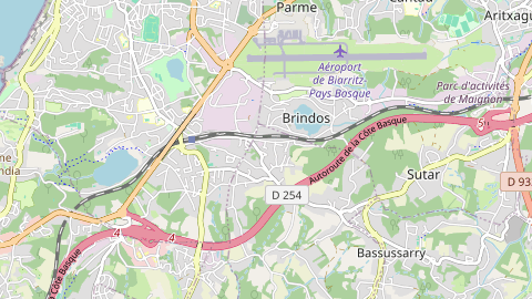 Carte de localisation de l'évènement