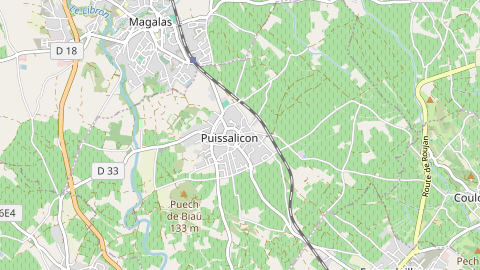 Carte de localisation de l'évènement