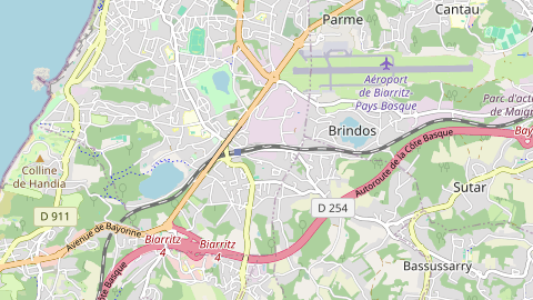 Carte de localisation de l'évènement