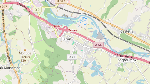 Carte de localisation de l'évènement