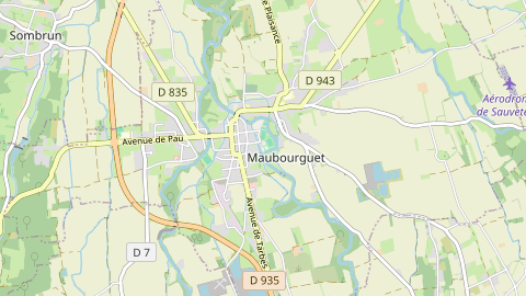 Carte de localisation de l'évènement