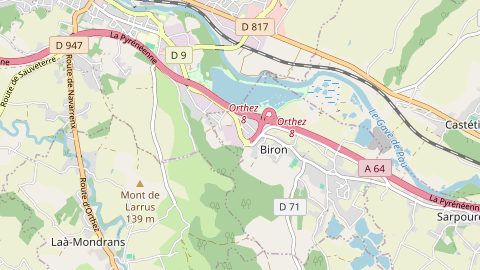 Carte de localisation de l'évènement