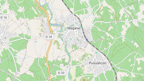 Carte de localisation de l'évènement