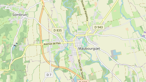 Carte de localisation de l'évènement