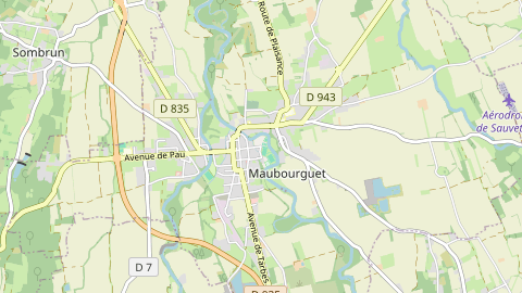 Carte de localisation de l'évènement