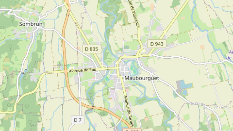 Carte de localisation de l'évènement