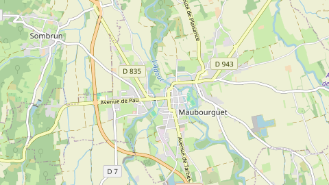 Carte de localisation de l'évènement