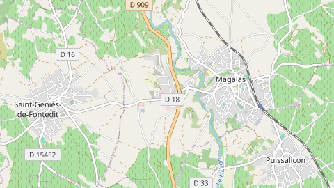 Carte de localisation de l'évènement