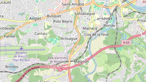 Carte de localisation de l'évènement