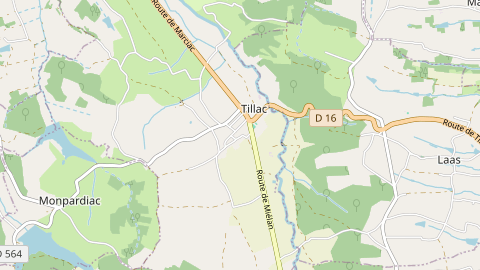 Carte de localisation de l'évènement