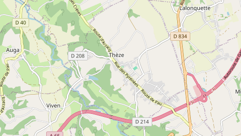 Carte de localisation de l'évènement