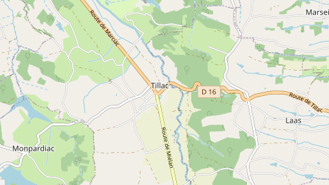 Carte de localisation de l'évènement