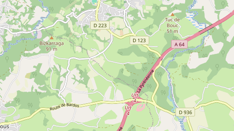 Carte de localisation de l'évènement