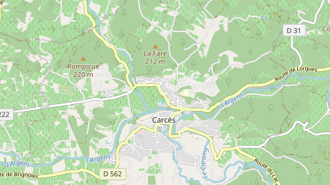 Carte de localisation de l'évènement