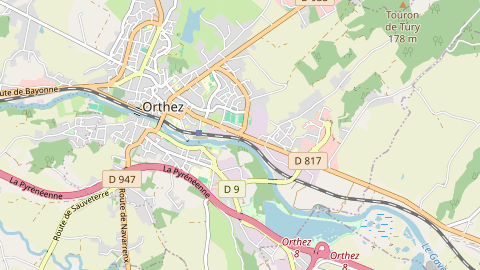 Carte de localisation de l'évènement