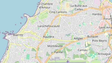 Carte de localisation de l'évènement