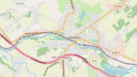 Carte de localisation de l'évènement