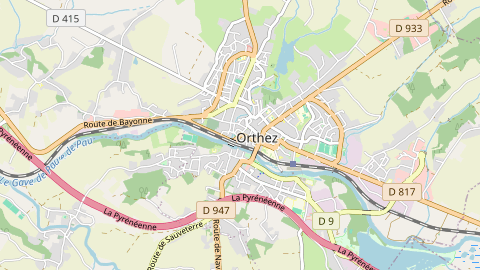 Carte de localisation de l'évènement