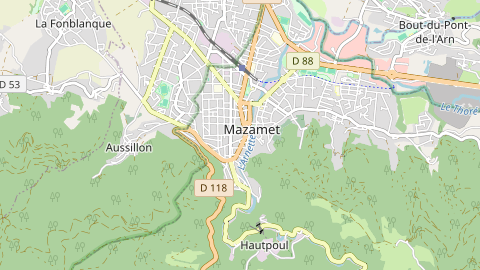 Carte de localisation de l'évènement