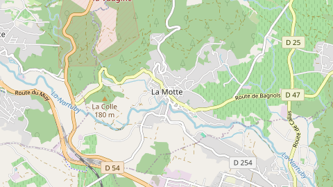 Carte de localisation de l'évènement