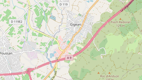 Carte de localisation de l'évènement