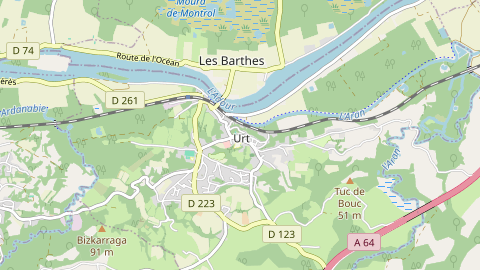 Carte de localisation de l'évènement