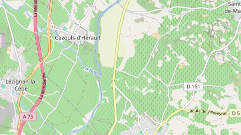 Carte de localisation de l'évènement