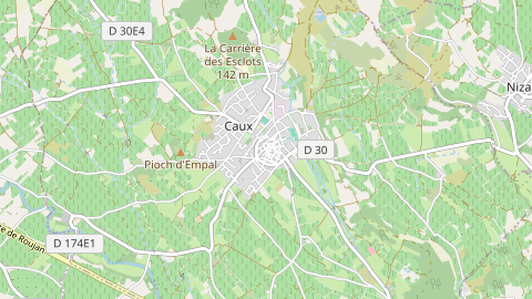 Carte de localisation de l'évènement