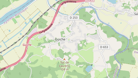 Carte de localisation de l'évènement