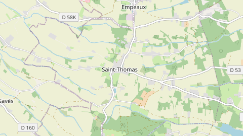 Carte de localisation de l'évènement