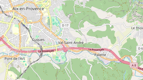 Carte de localisation de l'évènement