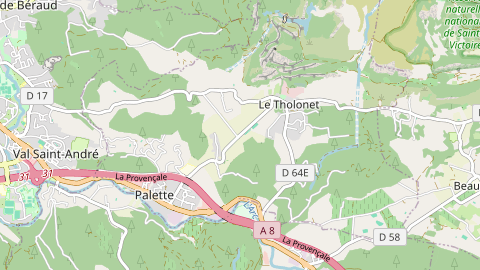 Carte de localisation de l'évènement