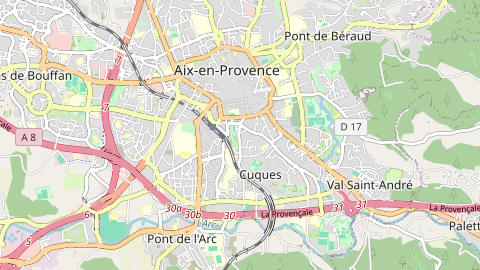 Carte de localisation de l'évènement