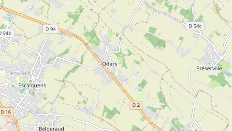 Carte de localisation de l'évènement