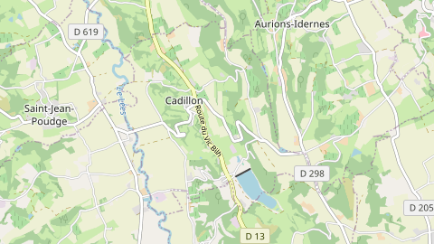 Carte de localisation de l'évènement