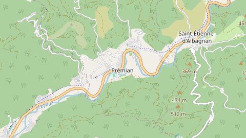 Carte de localisation de l'évènement