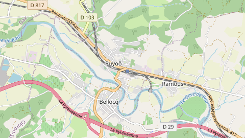 Carte de localisation de l'évènement