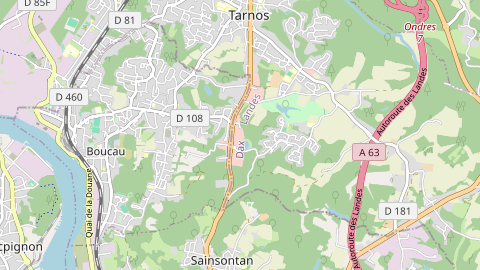 Carte de localisation de l'évènement