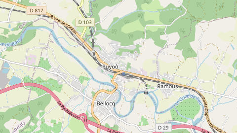 Carte de localisation de l'évènement