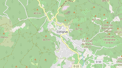 Carte de localisation de l'évènement