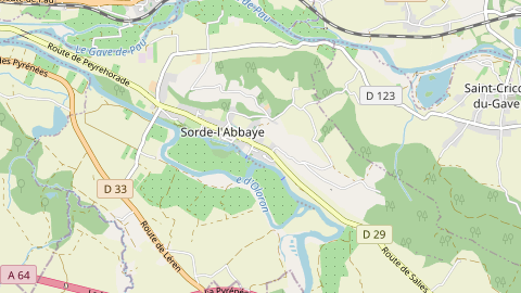 Carte de localisation de l'évènement