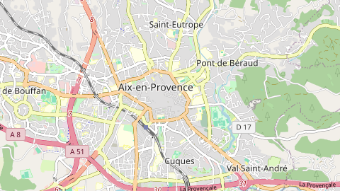 Carte de localisation de l'évènement