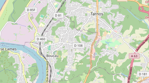 Carte de localisation de l'évènement