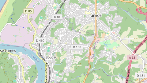Carte de localisation de l'évènement